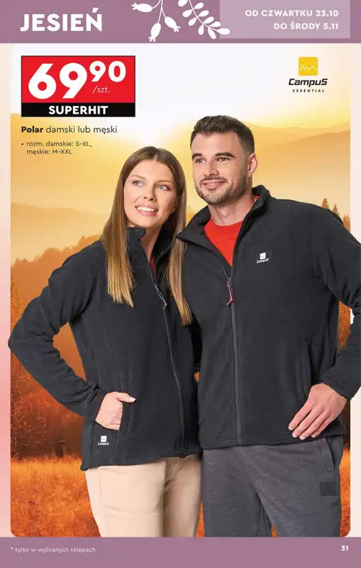 Biedronka - gazetka promocyjna Okazje tygodnia od 20.10 od poniedziałku 20.10 do środy 05.11 - strona 31