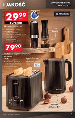 Biedronka - gazetka promocyjna Okazje tygodnia od 20.10 od poniedziałku 20.10 do środy 05.11 - strona 19