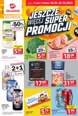 Selgros - gazetka promocyjna Jeszcze więcej super promocji! od czwartku 16.10 do środy 22.10