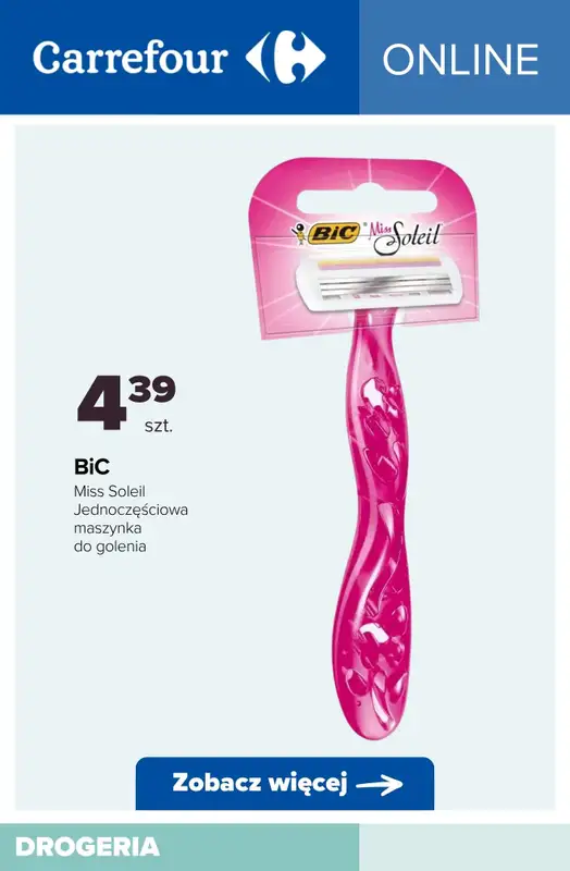 Carrefour - gazetka promocyjna Jednorazowe maszynki do golenia - oferta ONLINE   - strona 2