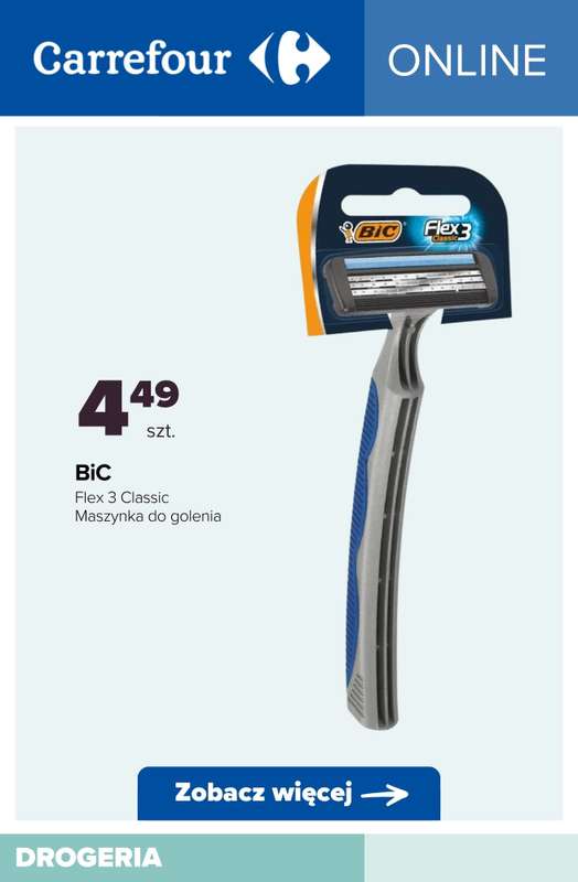 Carrefour - gazetka promocyjna Jednorazowe maszynki do golenia - oferta ONLINE od piątku 17.10  - strona 4