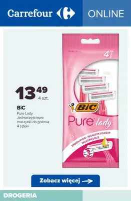 Carrefour - gazetka promocyjna Jednorazowe maszynki do golenia - oferta ONLINE od piątku 17.10  - strona 6