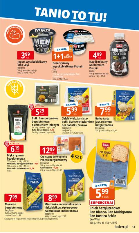 Leclerc - gazetka promocyjna Oferta E.Leclerc od poniedziałku 20.10 do poniedziałku 27.10 - strona 13