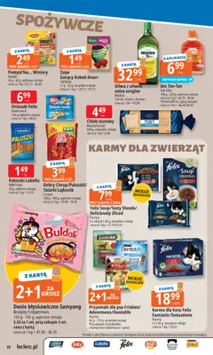 Leclerc - gazetka promocyjna Oferta E.Leclerc | Tanio to tu! od poniedziałku 20.10 do poniedziałku 27.10 - strona 10