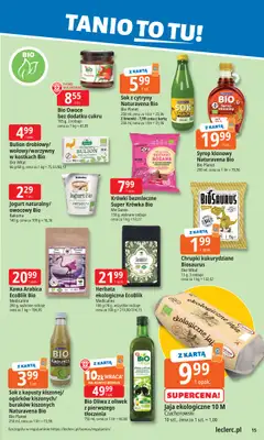 Leclerc - gazetka promocyjna Oferta E.Leclerc | Tanio to tu! od poniedziałku 20.10 do poniedziałku 27.10 - strona 15