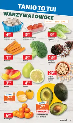 Leclerc - gazetka promocyjna Oferta E.Leclerc | Tanio to tu! od poniedziałku 20.10 do poniedziałku 27.10 - strona 5