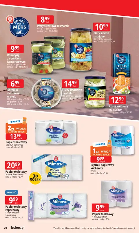 Leclerc - gazetka promocyjna Oferta E.Leclerc | Tanio to tu! od poniedziałku 20.10 do poniedziałku 27.10 - strona 20