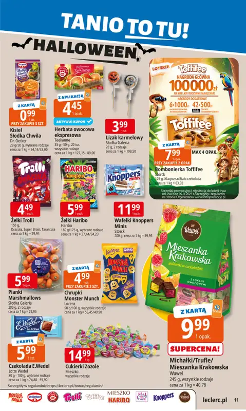 Leclerc - gazetka promocyjna Oferta E.Leclerc od poniedziałku 20.10 do poniedziałku 27.10 - strona 11