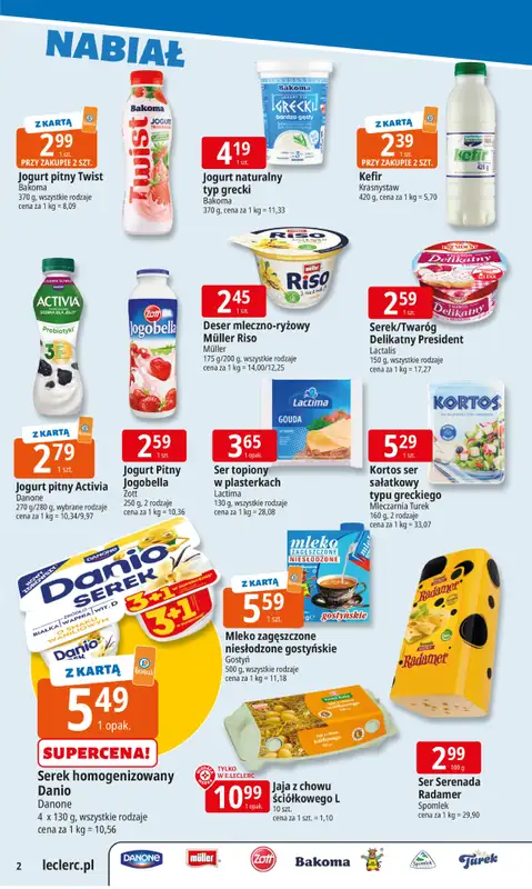 Leclerc - gazetka promocyjna Oferta E.Leclerc   - strona 2