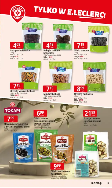 Leclerc - gazetka promocyjna Oferta E.Leclerc od poniedziałku 20.10 do poniedziałku 27.10 - strona 19