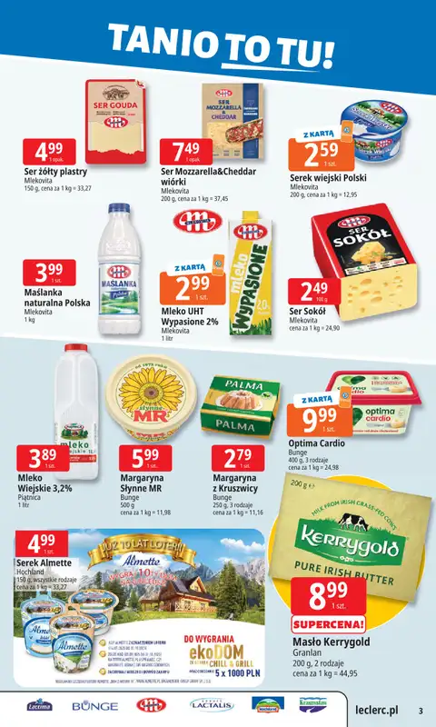 Leclerc - gazetka promocyjna Oferta E.Leclerc | Tanio to tu!   - strona 3