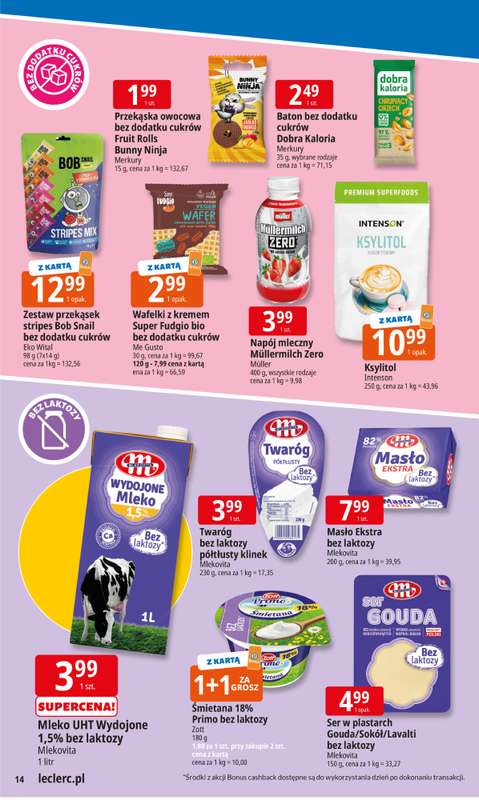 Leclerc - gazetka promocyjna Oferta E.Leclerc od poniedziałku 20.10 do poniedziałku 27.10 - strona 14