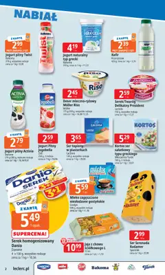 Leclerc - gazetka promocyjna Oferta E.Leclerc | Tanio to tu! od poniedziałku 20.10 do poniedziałku 27.10 - strona 2