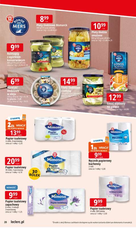 Leclerc - gazetka promocyjna Oferta E.Leclerc od poniedziałku 20.10 do poniedziałku 27.10 - strona 20