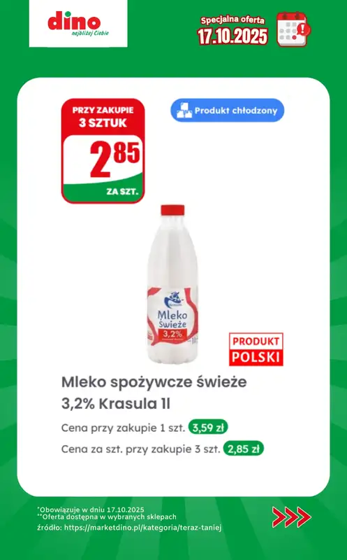 Dino - gazetka promocyjna Specjalna oferta na 17.10.2025 - promocje spoza gazetki od piątku 17.10 do piątku 17.10 - strona 9