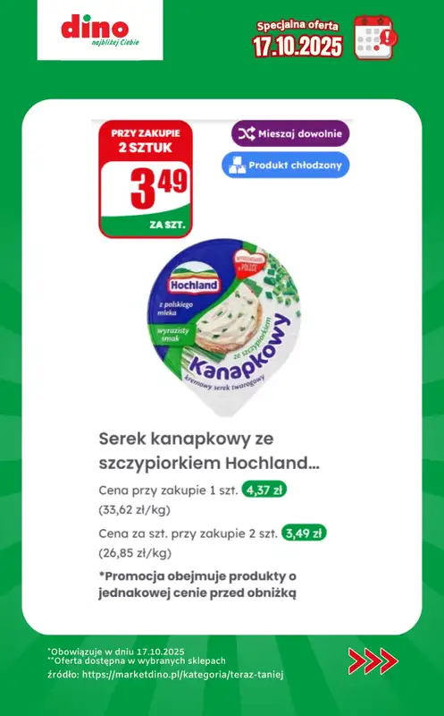Dino - gazetka promocyjna Specjalna oferta na 17.10.2025 - promocje spoza gazetki   - strona 3