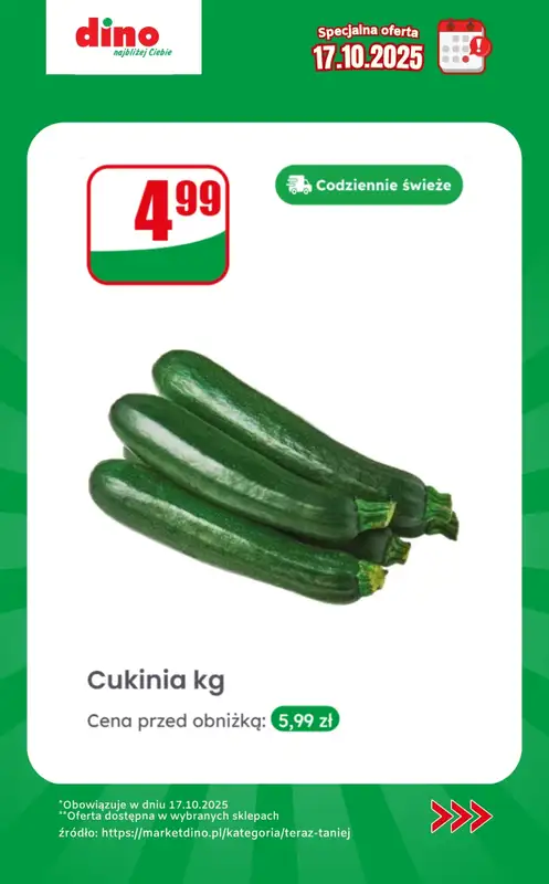 Dino - gazetka promocyjna Specjalna oferta na 17.10.2025 - promocje spoza gazetki od piątku 17.10 do piątku 17.10 - strona 7