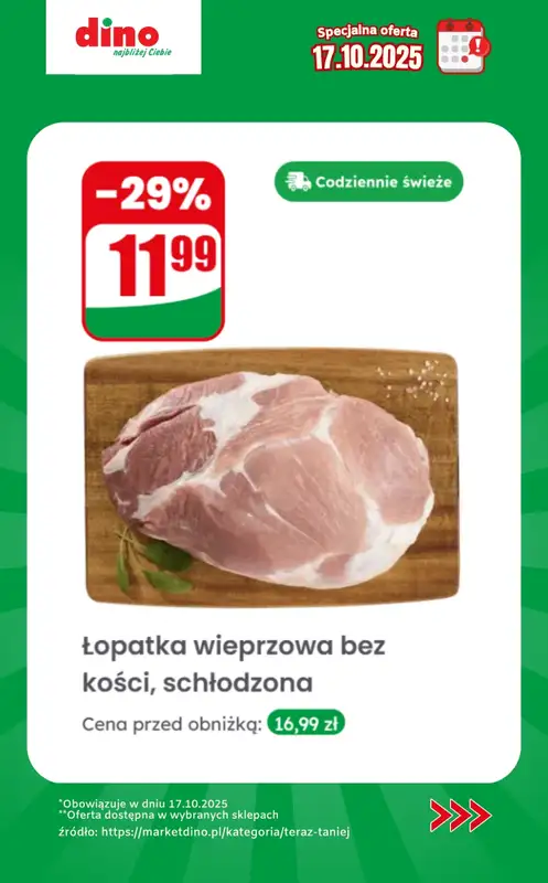 Dino - gazetka promocyjna Specjalna oferta na 17.10.2025 - promocje spoza gazetki od piątku 17.10 do piątku 17.10 - strona 4