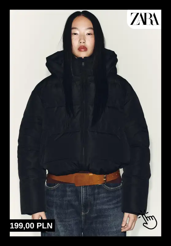 Zara - gazetka promocyjna Ciepłe kurtki puchowe dla niej od piątku 17.10  - strona 4