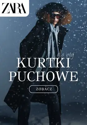 Zara - gazetka promocyjna Ciepłe kurtki puchowe dla niej od piątku 17.10 