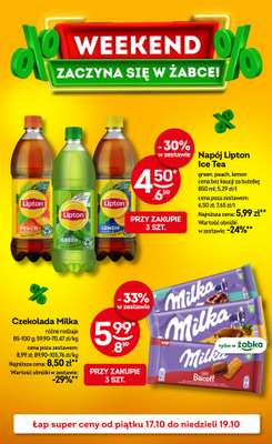 Żabka - gazetka promocyjna Gazetka weekendowa od piątku 17.10 do niedzieli 19.10