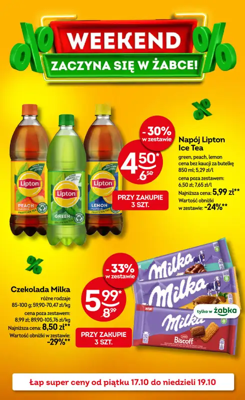 Żabka - gazetka promocyjna Gazetka weekendowa  