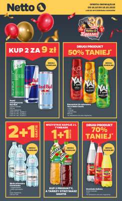 Netto - gazetka promocyjna Urodzinowe rabaty w Netto! od piątku 17.10 do soboty 18.10