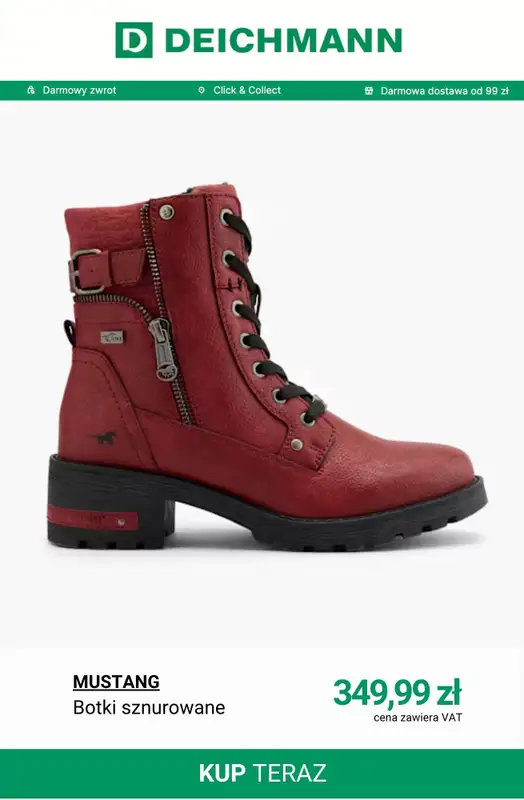 Deichmann - gazetka promocyjna -20% na nieprzecenione buty od piątku 17.10 do środy 22.10 - strona 5