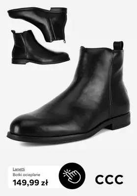 CCC - gazetka promocyjna Męskie buty ocieplane od piątku 17.10  - strona 2