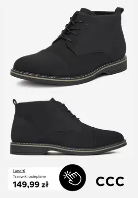 CCC - gazetka promocyjna Męskie buty ocieplane od piątku 17.10  - strona 3