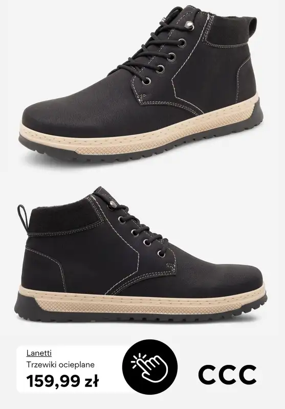 CCC - gazetka promocyjna Męskie buty ocieplane od piątku 17.10  - strona 8