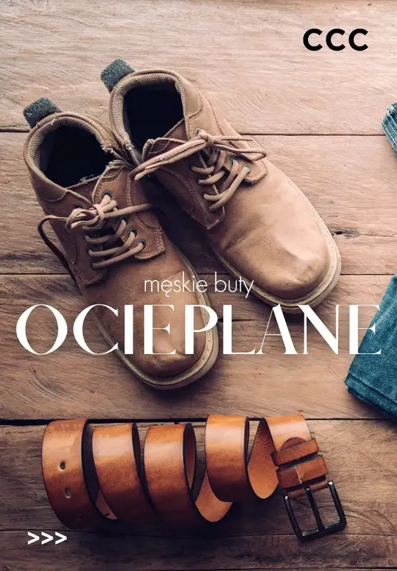 CCC - gazetka promocyjna Męskie buty ocieplane  