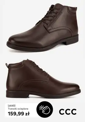 CCC - gazetka promocyjna Męskie buty ocieplane od piątku 17.10  - strona 6