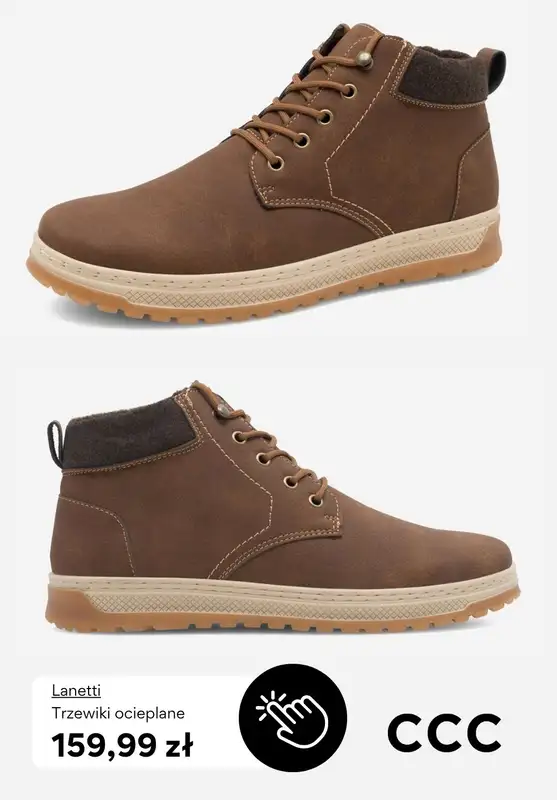 CCC - gazetka promocyjna Męskie buty ocieplane od piątku 17.10  - strona 7