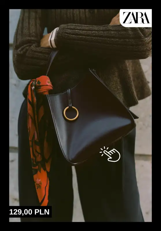 Zara - gazetka promocyjna Modne torebki do jesiennych stylizacji   - strona 2