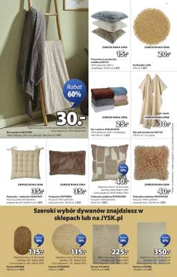 Jysk - gazetka promocyjna Świetna oferta dla domu. Rabat do 60% od środy 22.10 do niedzieli 09.11 - strona 7