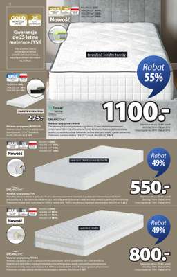 Jysk - gazetka promocyjna Świetna oferta dla domu. Rabat do 60% od środy 22.10 do niedzieli 09.11 - strona 12