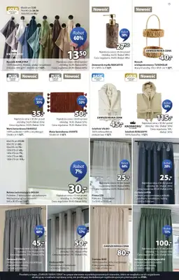 Jysk - gazetka promocyjna Świetna oferta dla domu. Rabat do 60% od środy 22.10 do niedzieli 09.11 - strona 15 Jysk - gazetka promocyjna Świetna oferta dla domu. Rabat do 60% od środy 22.10 do niedzieli 09.11 - strona 15
