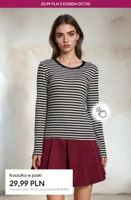 Sinsay - gazetka promocyjna -30% NA WSZYSTKO z kategorii Oferta Miesiąca od piątku 17.10 do poniedziałku 20.10 - strona 15