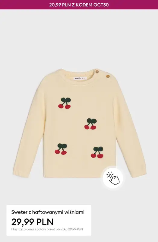 Sinsay - gazetka promocyjna -30% NA WSZYSTKO z kategorii Oferta Miesiąca od piątku 17.10 do poniedziałku 20.10 - strona 27