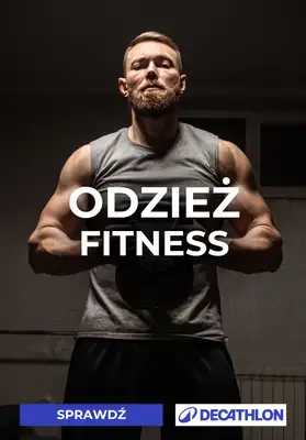 Decathlon - gazetka promocyjna Odzież fitness dla niej i dla niego od soboty 18.10 