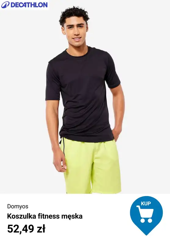 Decathlon - gazetka promocyjna Odzież fitness dla niej i dla niego od soboty 18.10  - strona 6