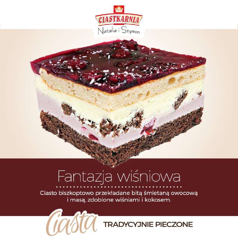 TOPAZ - gazetka promocyjna Katalog Ciasta: Ciastkarnia Natalia i Szymon od piątku 17.10 do środy 31.12 - strona 8