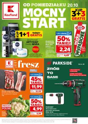 Kaufland - gazetka promocyjna Mocny Start od poniedziałku 20.10 do środy 22.10
