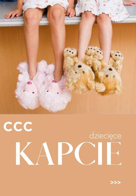 CCC - gazetka promocyjna Kapcie dziecięce od niedzieli 19.10 