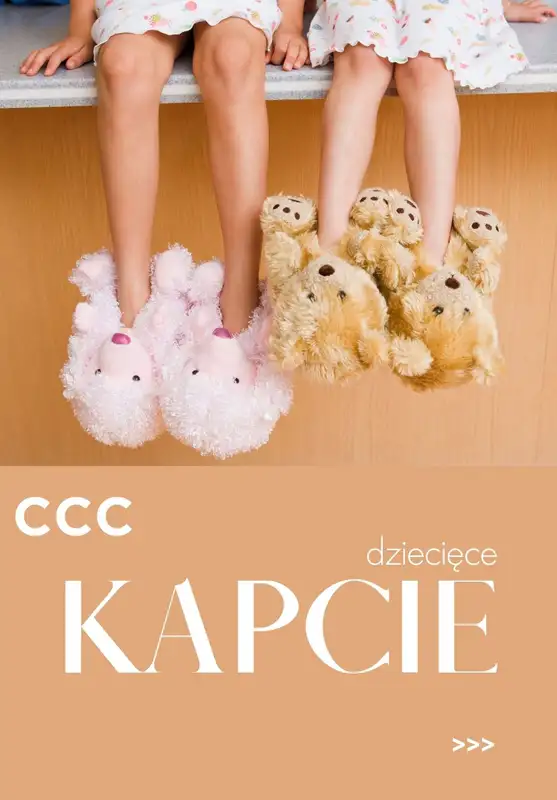 CCC - gazetka promocyjna Kapcie dziecięce  