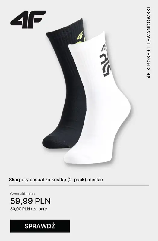 4F - gazetka promocyjna Nowa limitowana kolekcja 4F x Robert Lewandowski od soboty 18.10  - strona 9