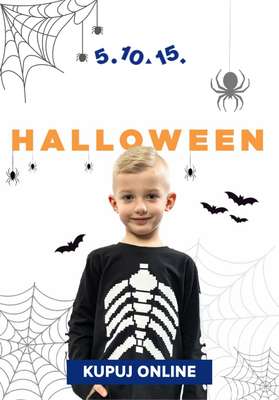 #Halloween - gazetka promocyjna 5.10.15 | Odzież dziecięca na halloween od piątku 17.10 