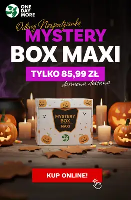 One Day More - gazetka promocyjna Mystery Box od poniedziałku 27.10 do poniedziałku 03.11 One Day More - gazetka promocyjna Mystery Box od poniedziałku 27.10 do poniedziałku 03.11