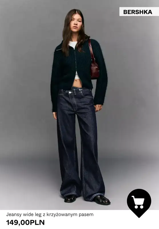 Bershka - gazetka promocyjna Jeansy damskie w atrakcyjnych cenach   - strona 3
